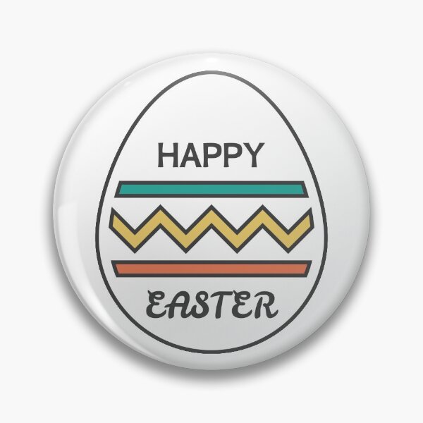 Item preview, Happy easter in an easter egg with pattern designed and sold by Blackvz.