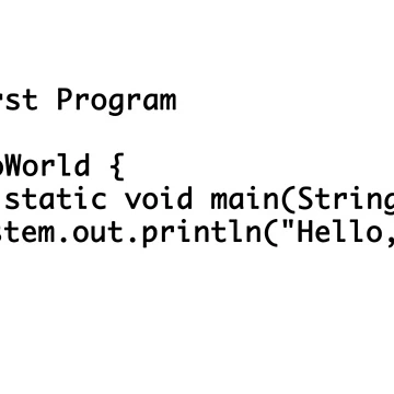 Artwork thumbnail, Hello, world! Java by palmea1