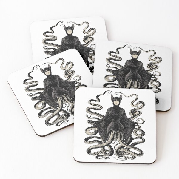 Item preview, The Victorian Octopus Bat Woman designed and sold by monsterplanet.