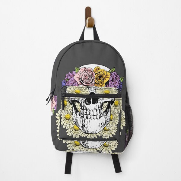 Item preview, Flower Child Cool Skull Design designed and sold by boopsblunt.