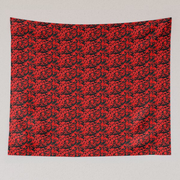 Item preview, Arte abstracto rojo Raver designed and sold by ZOADAPRODUCTS.