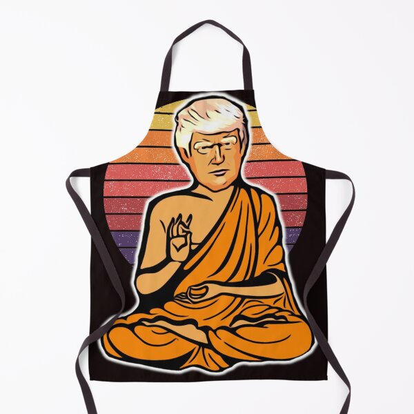 Item preview, Enlightened Trump Buddha Retro Vintage designed and sold by The Masked Designer.