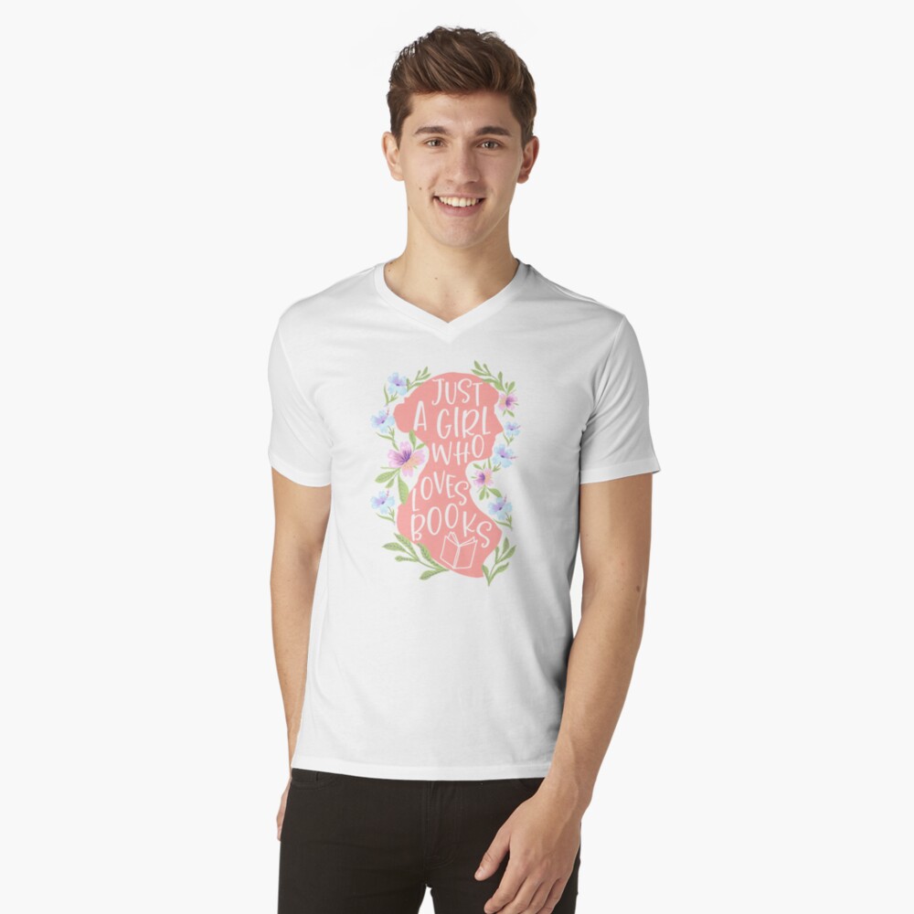 Item preview, V-Neck T-Shirt designed and sold by Dollfacedesign.