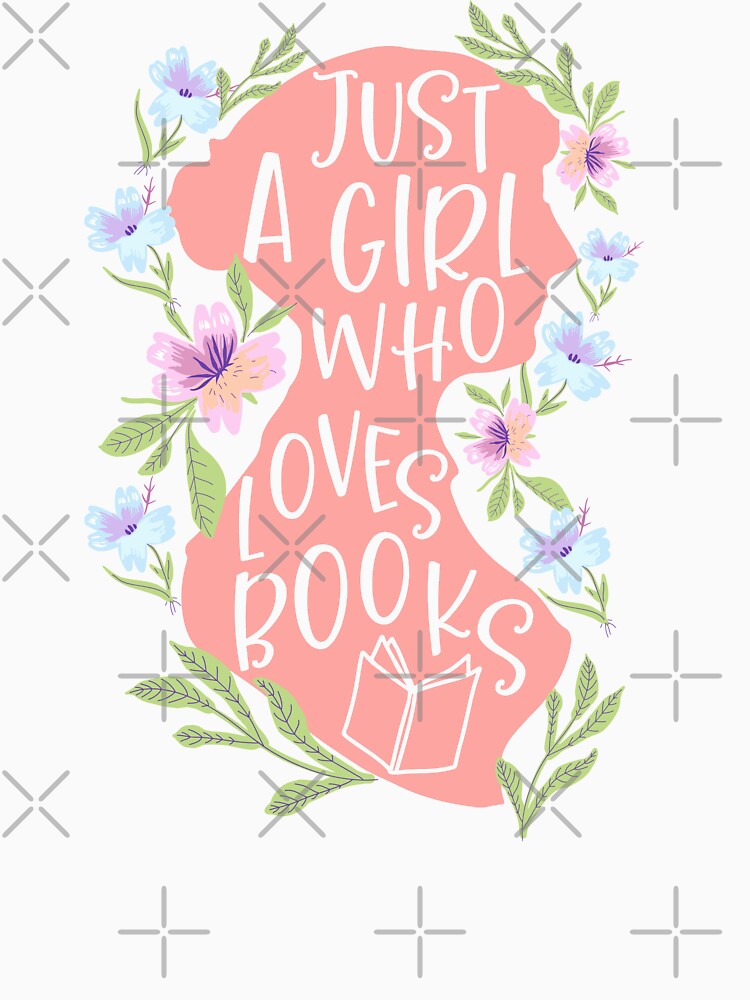 Thumbnail 7 of 7, Classic T-Shirt, Just a Girl Who Loves Books Jane Austen Silhouette designed and sold by Dollfacedesign.