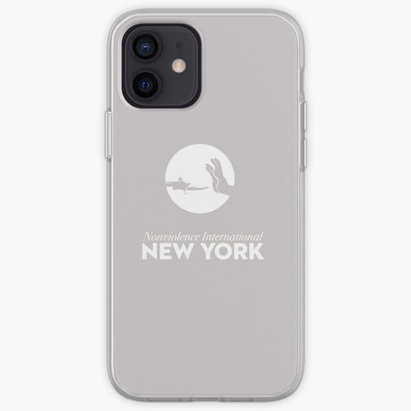 NVINY Logo White iPhone Soft Case
