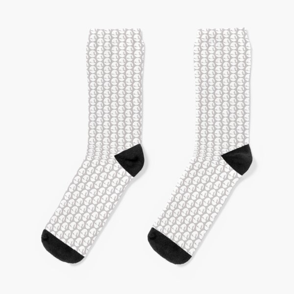 NVINY Logo White Socks