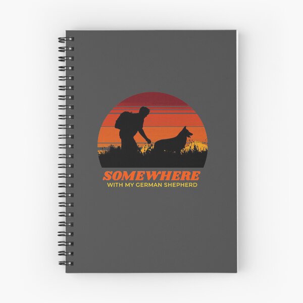 Item preview, Somewhere With My German Shepherd Men's Adventurous Outdoor Gift  designed and sold by Guarddogdrive.