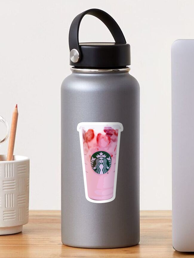 Starbucks Light Pink Logo Sticker Light Pink Starbucks Vinyl Decal 