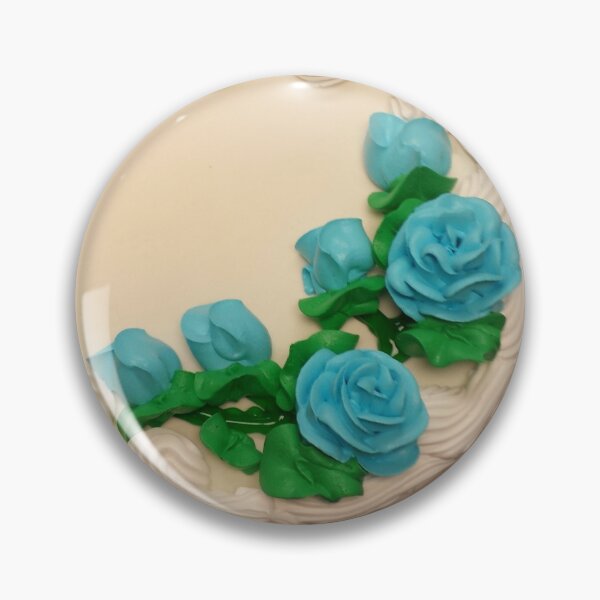 Item preview, White Cake With Blue Roses designed and sold by gailmariekern.