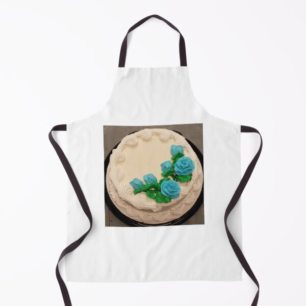 Item preview, White Cake With Blue Roses designed and sold by gailmariekern.
