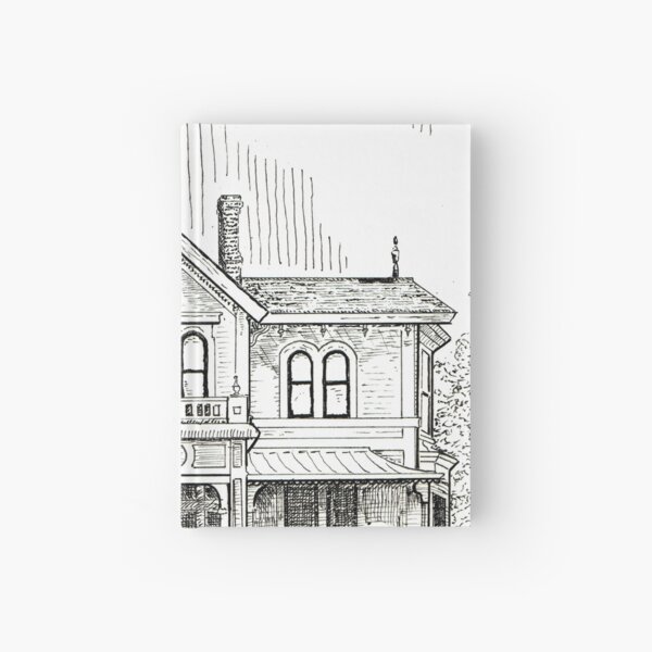 Emily Carr House - Pen and Ink Hardcover Journal