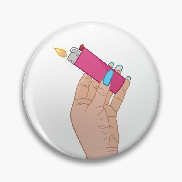 Item preview, Pink Lighter In Hand  designed and sold by sosarahmiranda.