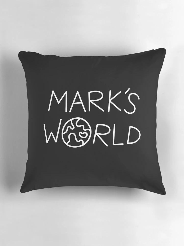 Thumbnail 3 of 4, Pillow, Marks World [Roufxis-Rb] designed and sold by RoufXis.