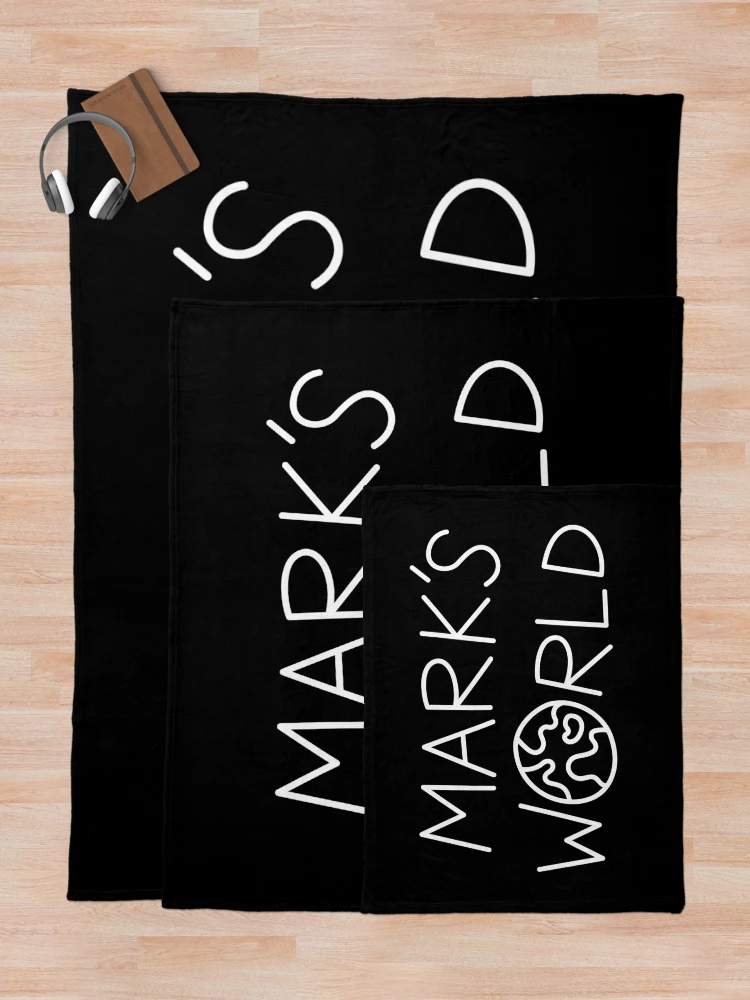 Thumbnail 5 of 6, Throw Blanket, Marks World [Roufxis-Rb] designed and sold by RoufXis.