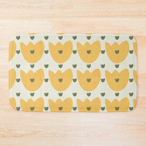 Item preview, Simple seamless pattern with yellow and green tulips. designed and sold by irismoreau.