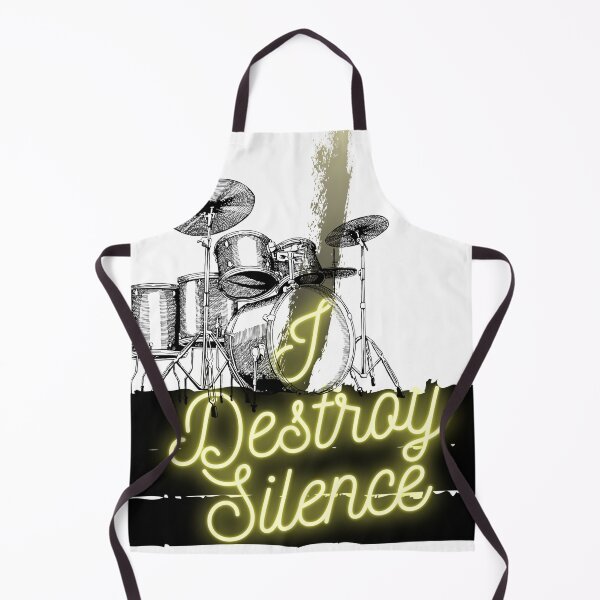 Item preview, I Destroy Silence Drummer Classic T-Shirt Drum designed and sold by harry mac.