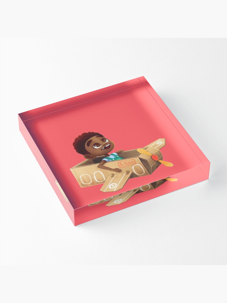 Thumbnail 3 of 5, Acrylic Block, The plane box designed and sold by jadeamory-art.