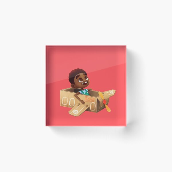 The plane box Acrylic Block