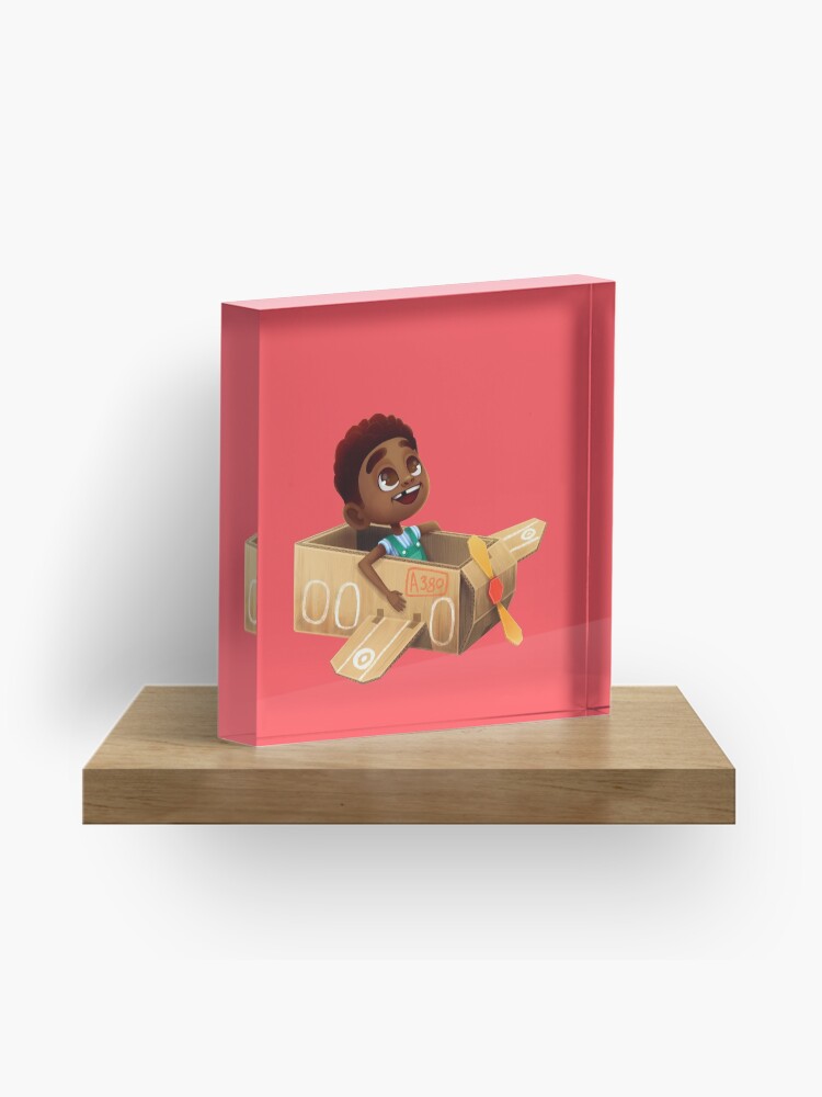 Thumbnail 1 of 5, Acrylic Block, The plane box designed and sold by jadeamory-art.
