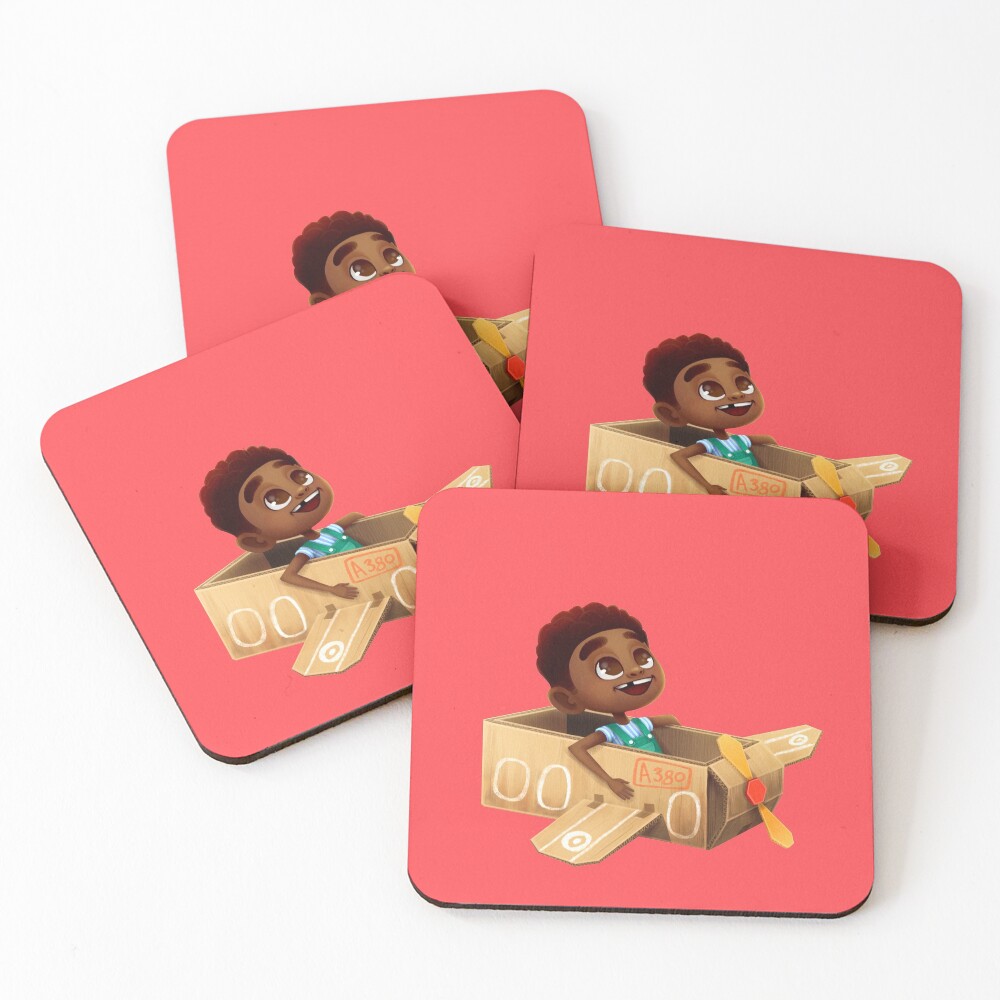 Item preview, Coasters (Set of 4) designed and sold by jadeamory-art.