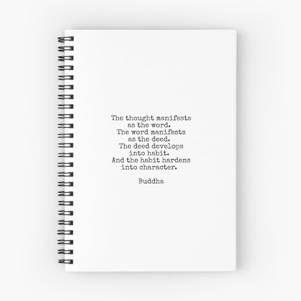 Item preview, The thought manifests as the word - Buddha vintage typewriter style - Quotes Said By Buddha designed and sold by Inspirationmotivation.