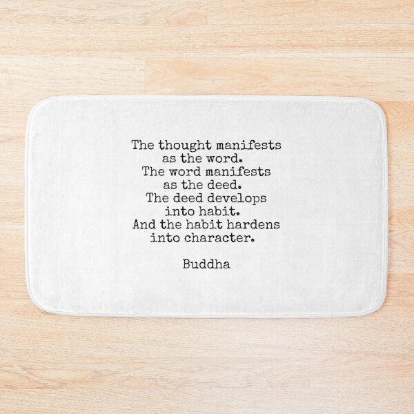 Item preview, The thought manifests as the word - Buddha vintage typewriter style - Quotes Said By Buddha designed and sold by Inspirationmotivation.