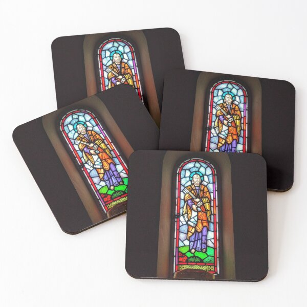 Item preview, St. John, Catholic Church Stained Glass Art designed and sold by PNWEnergy.
