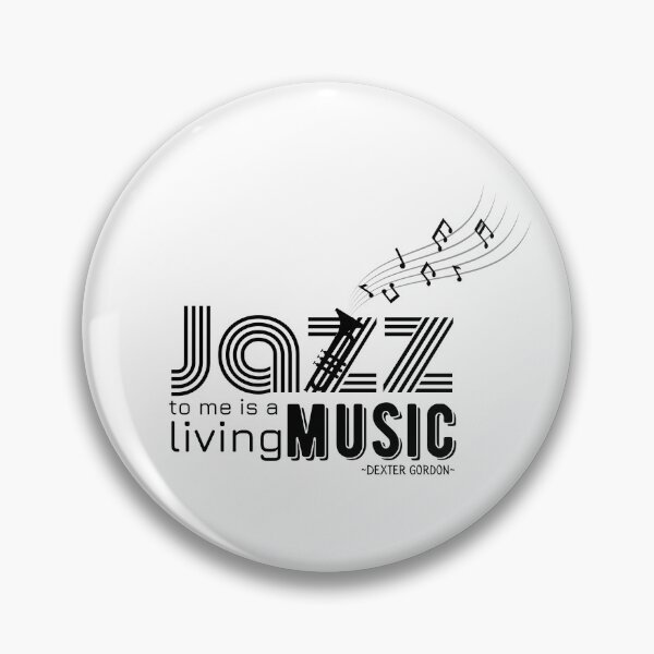 Item preview, Jazz To Me Is A Living Music - Dexter Gordon Quote designed and sold by Nancyanna.