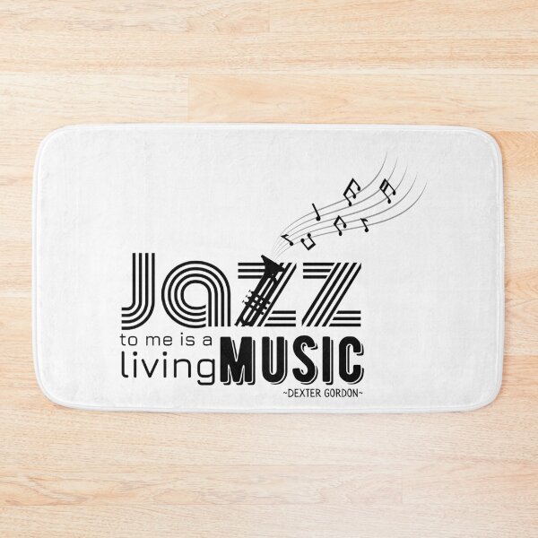 Item preview, Jazz To Me Is A Living Music - Dexter Gordon Quote designed and sold by Nancyanna.