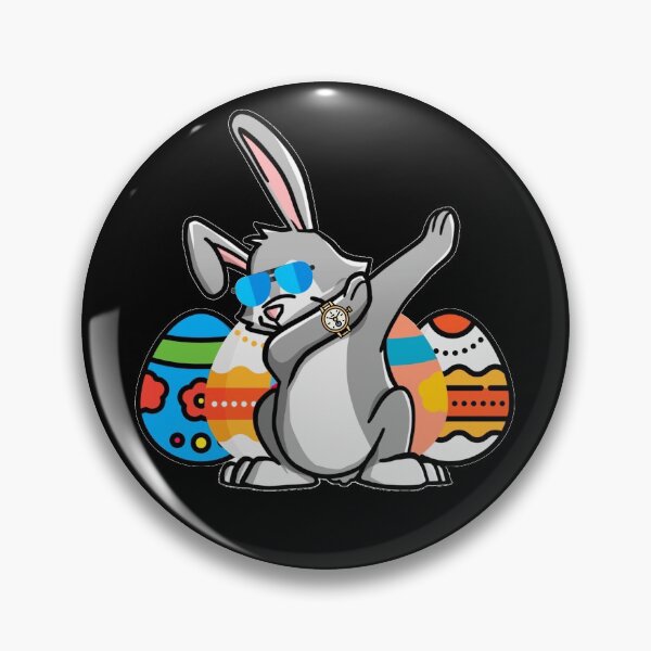 Item preview, Dabbling rabbit happy easter day eggs cool designed and sold by Custom Shop.
