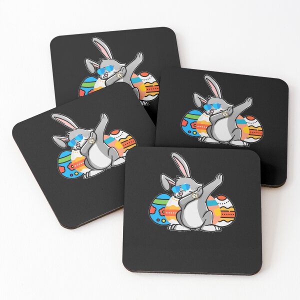 Item preview, Dabbling rabbit happy easter day eggs cool designed and sold by Custom Shop.