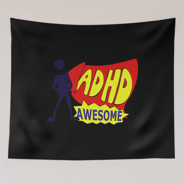 Item preview, adhd is awesome designed and sold by oualid boumchita.