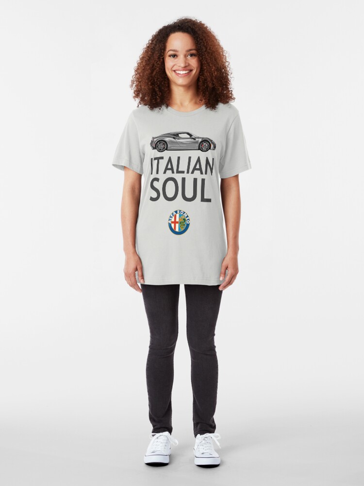 Alternate view of Italian Soul (minus ARoB logo) Slim Fit T-Shirt