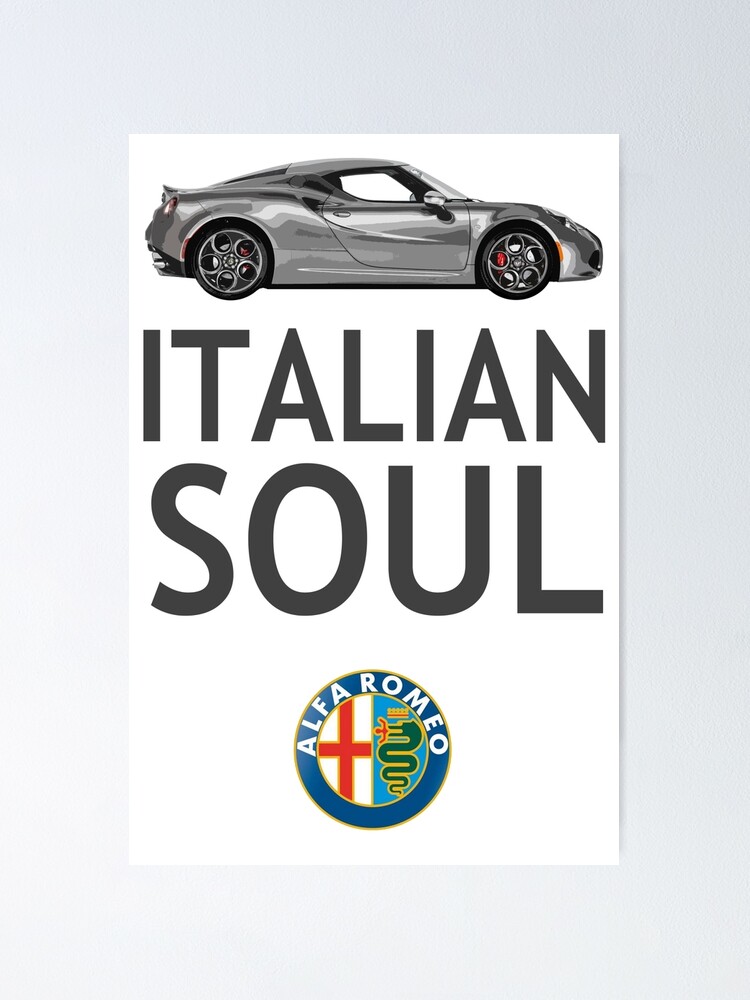 Italian Soul Minus Arob Logo Poster By Fobrocks Redbubble