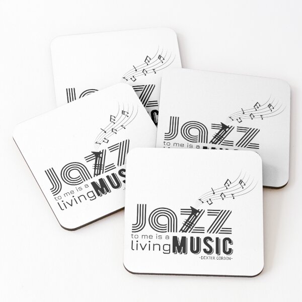 Item preview, Jazz To Me Is A Living Music - Dexter Gordon Quote designed and sold by Nancyanna.
