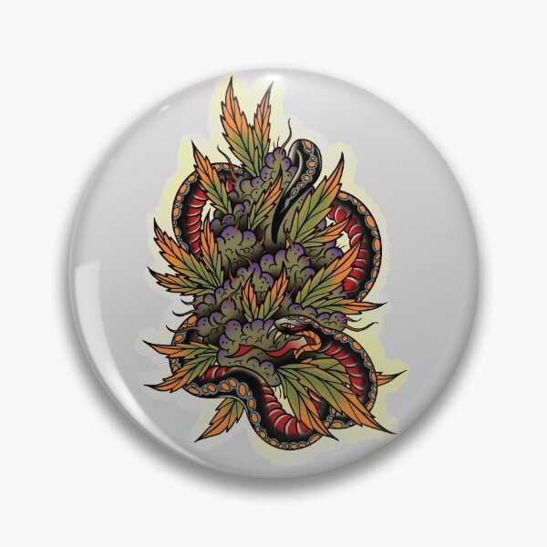 Item preview, Tattoo Style Design - Snake Bud  designed and sold by FackinSweet.