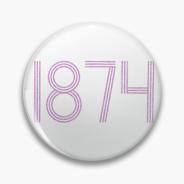 Item preview, 1874 - SK Founding Year Distressed Stripes  designed and sold by Cliché Calligraphy.