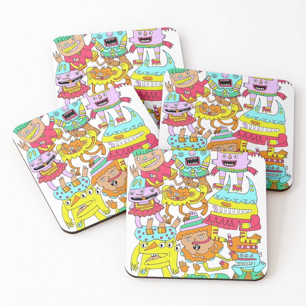 Item preview, Coasters (Set of 4) designed and sold by manochueca.