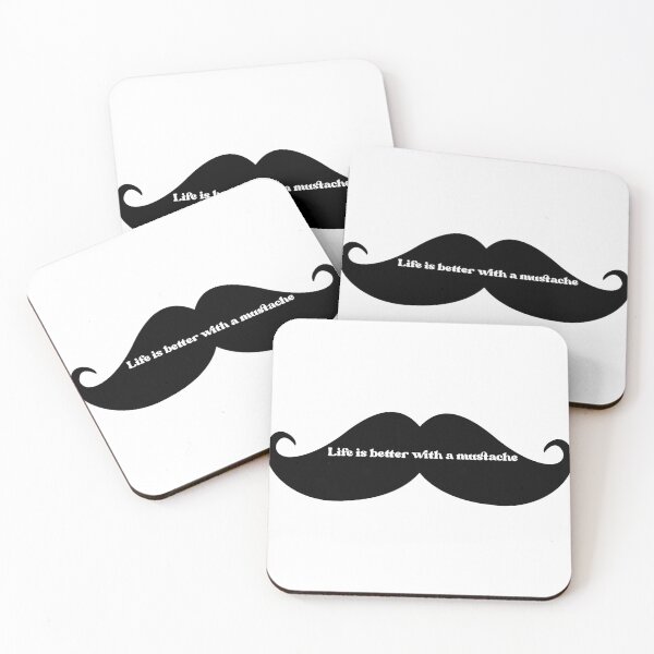 Item preview, Life is better with a mustache designed and sold by StickersbyVW.