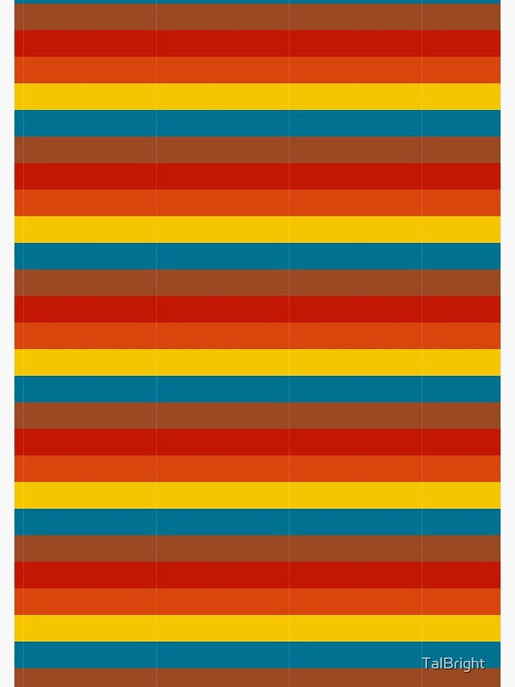 70s Color Palette - blue, brown, red, orange, yellow vibrant color scheme  Cap for Sale by TalBright