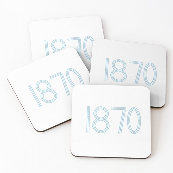 Item preview, 1870 - KKG Founding Year Distressed Stripes  designed and sold by Cliché Calligraphy.