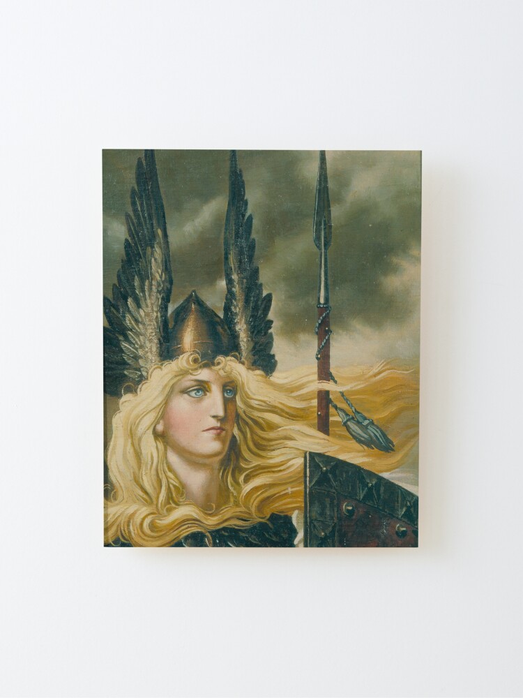 Alternate view of Valkyrie, by Konstantin Vasilyev Mounted Print