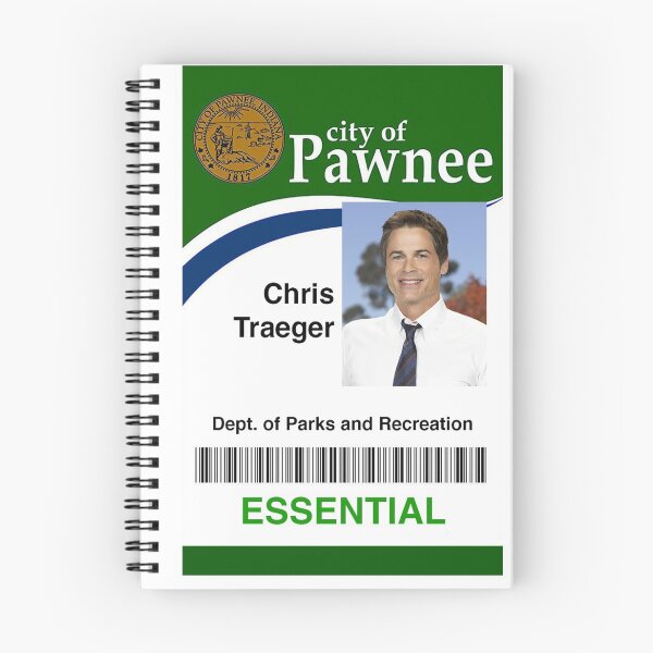 Item preview, Chris Traeger ID Card designed and sold by PaulyH.