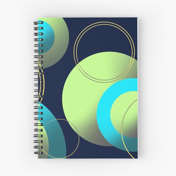 Item preview, Blue and green modern aesthetic retro pattern  designed and sold by Blacklinesw9.