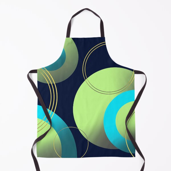 Item preview, Blue and green modern aesthetic retro pattern  designed and sold by Blacklinesw9.