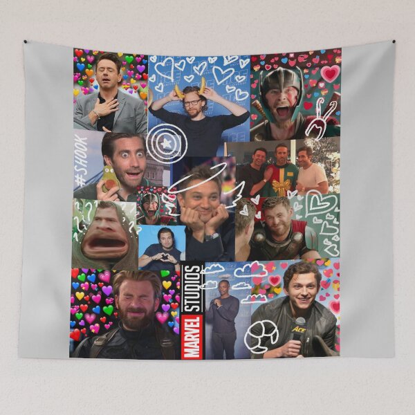 Item preview, M A R V E L men collage designed and sold by AmandaMP235.
