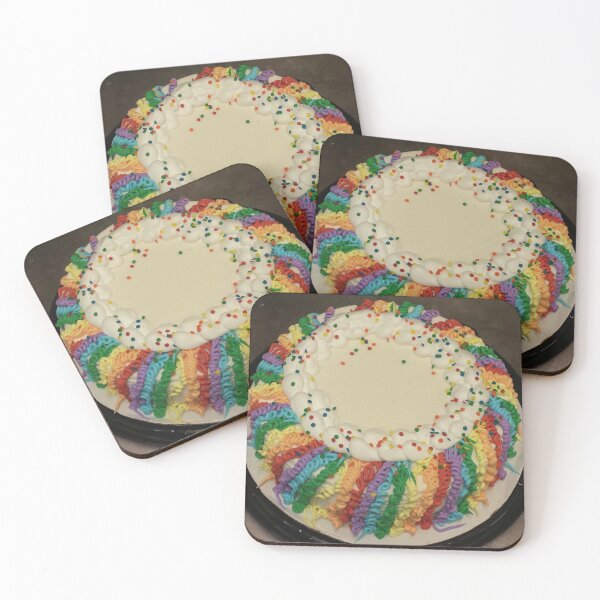 Item preview, Rainbow Squiggle Ice Cream Cake designed and sold by gailmariekern.
