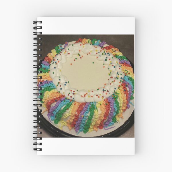Item preview, Rainbow Squiggle Ice Cream Cake designed and sold by gailmariekern.