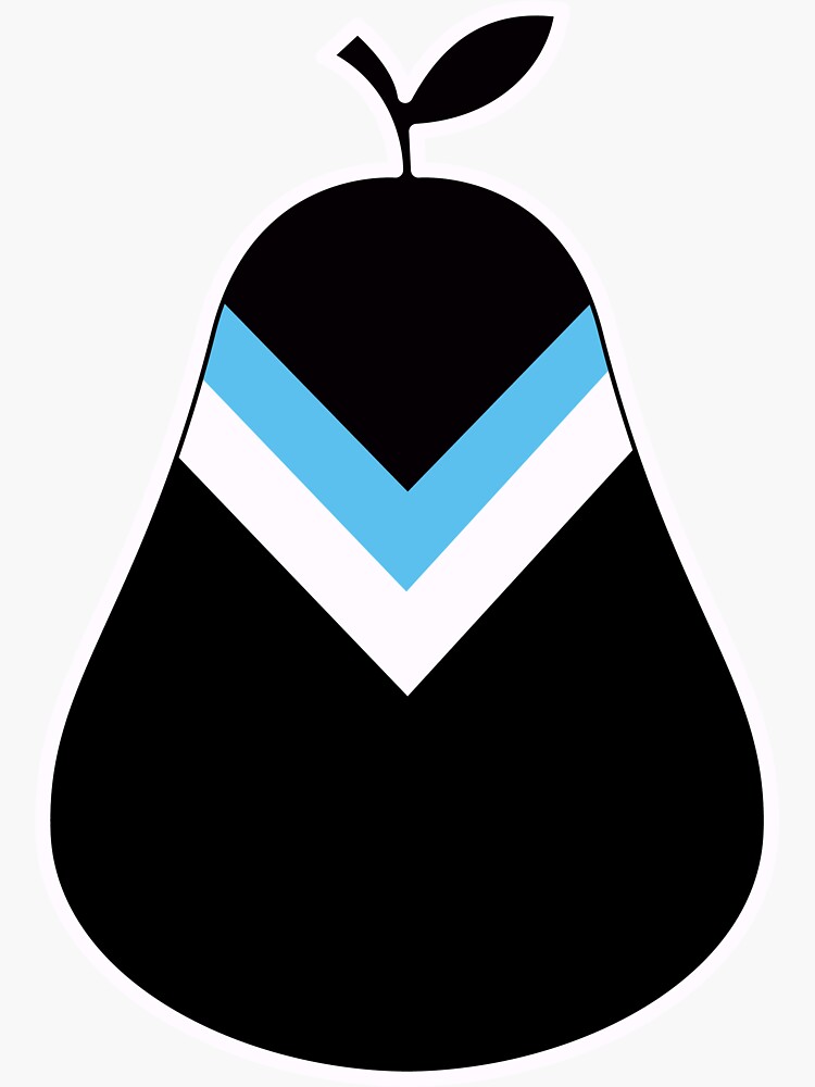 "Carn the Pear" Sticker for Sale by HEAPSGOODSA Redbubble