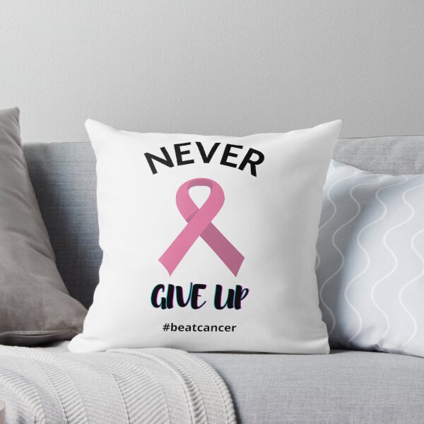 Item preview, Never Give Up Beat Cancer, Cancer Awareness Graphic Design designed and sold by adriana-holmes.